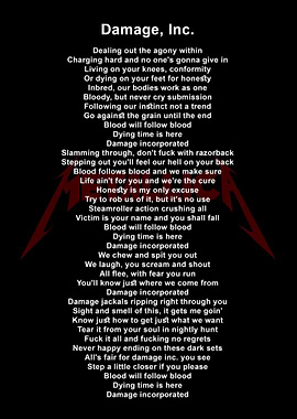 Lyric band metal legend