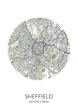 Sheffield Circle City Map