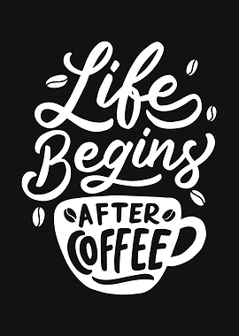 Coffee Poster Lettering