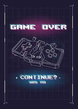 GAME OVER CONTINUE