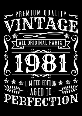 Vintage Premium Year 1981