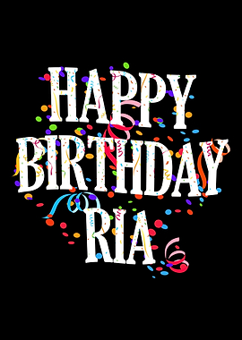 Happy Birthday Ria