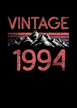 Birthday mountain Vintage