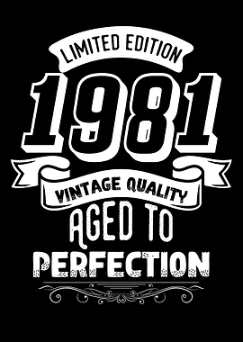 Limited Edition 1981 Year