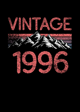 Birthday mountain Vintage