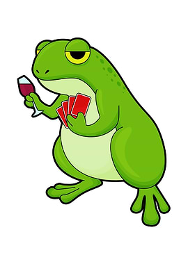 Frog Poker Red wine
