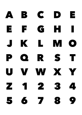 Aplhabet and Numbers ABC