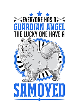 Samoyed Guardian Angel