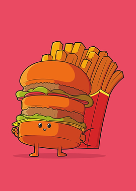 Poster Illustration Burger
