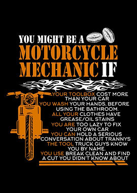 Motorcycle Mechanic Biker