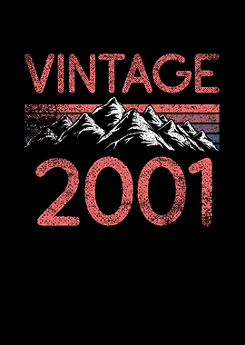 Birthday mountain Vintage