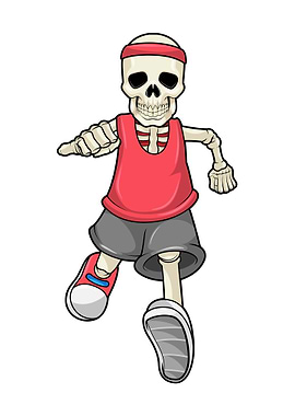 Skeleton Running Headband