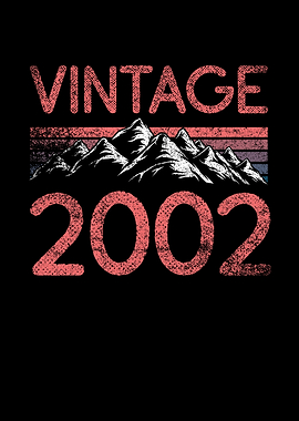 Birthday mountain Vintage