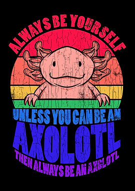 Axolotl Lover Funny Gift Q