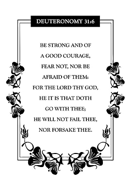 Deuteronomy 31 6