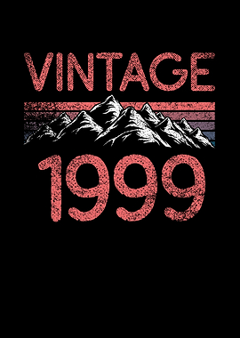 Birthday mountain Vintage