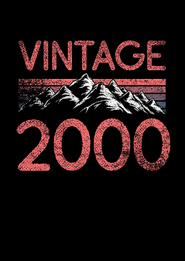 Birthday mountain Vintage