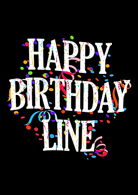 Happy Birthday Line