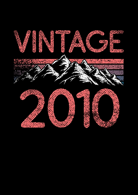 Birthday mountain Vintage