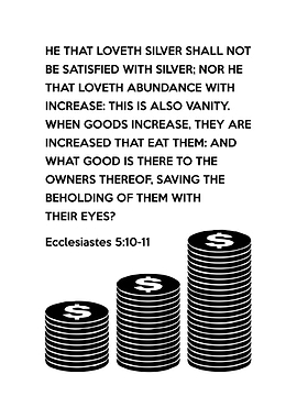 Ecclesiastes 5 10 11
