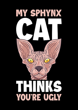 My Sphynx Thinks Youre