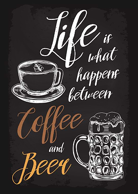 Life Happens Coffee Beer