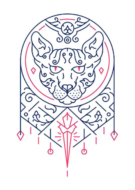 Sphynx Cat Decorative 2