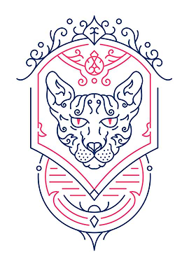 Sphynx Cat Decorative 1