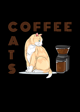 Coffee And Cats Fan
