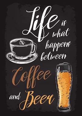 Life Happens Coffee Beer