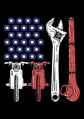 Motorcycle Mechanic Biker