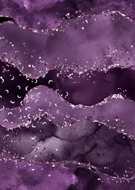 Purple Starry Agate 01