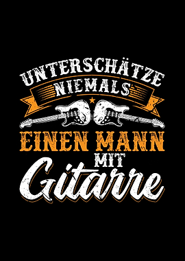 Mann mit Gitarre