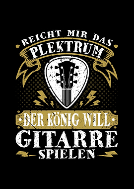 Plektrum Gitarre Spielen