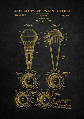 67 Ice Cream Cone Patent
