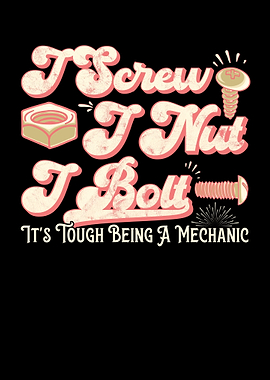 Funny I Screw I Nut I Bolt