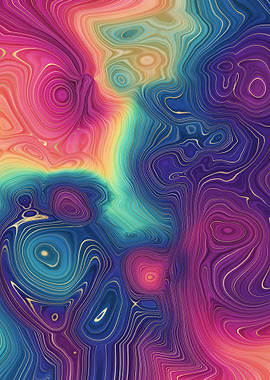 Rainbow Strata Texture 02