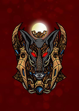 Steampunk of anubis