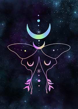 Celestial Lunar Moth