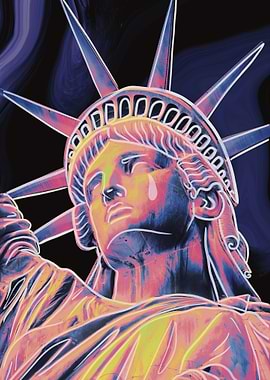 Statue of Liberty Purple