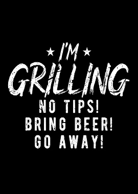 Grilling Beer Drinking BBQ