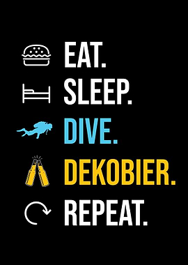Eat Sleep Dive Dekobier