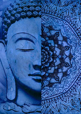 Cold mandala budhha