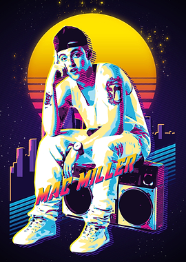 mac miller Retro 80s