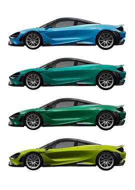 McLaren 720s Blue Green