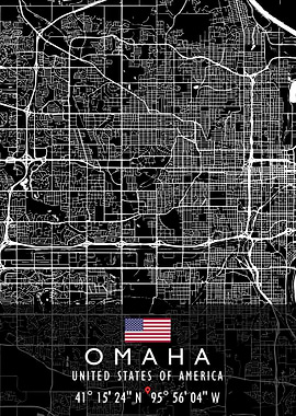OMAHA MAP USA