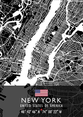 NEW YORK MAP USA