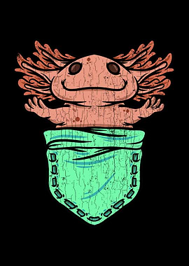 Cute Axolotl Funny Gift