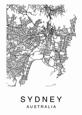 Sydney Australia Map