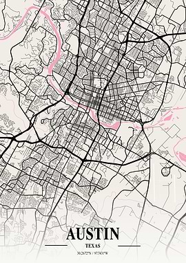 Austin Neapolitan Map